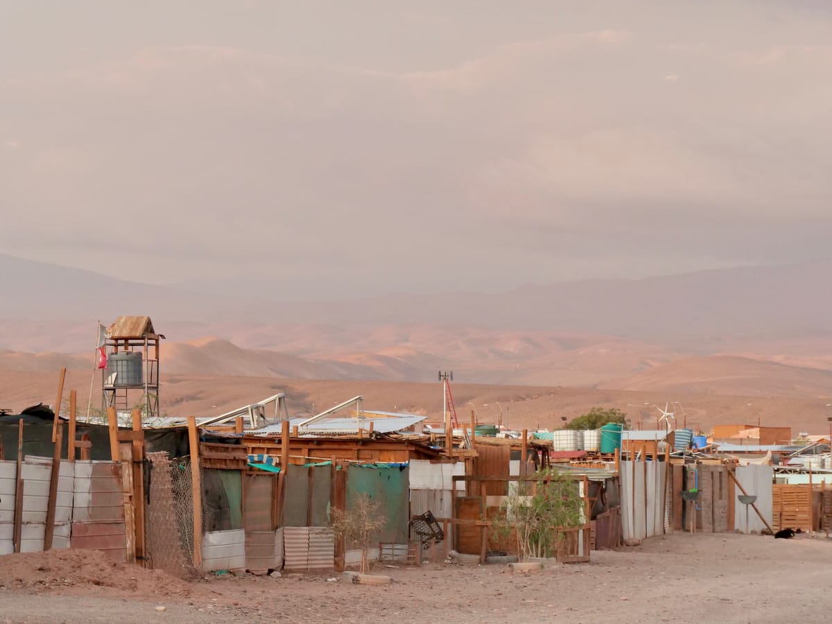 Rain in Atacama Desert